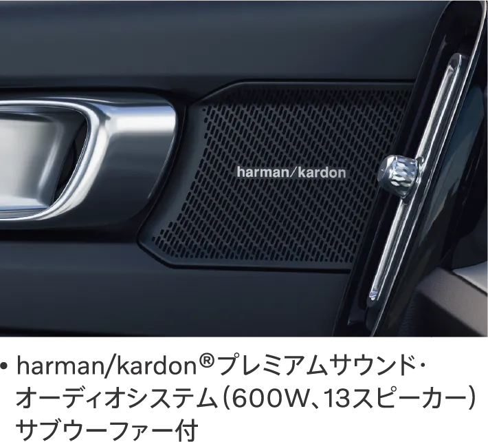 harman/kardon®プレミアムサウンド・オーディオシステム（600W、13スピーカー）サブウーファー付